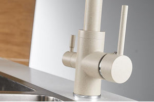 Filter Kitchen Faucets Deck Mounted Mixer Tap 360 Rotation with Water Purification Features Mixer Tap Crane For Kitchen WF-0175 Marie Antonette 