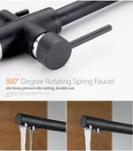 Filter Kitchen Faucets Deck Mounted Mixer Tap 360 Rotation with Water Purification Features Mixer Tap Crane For Kitchen WF-0175 Marie Antonette 