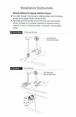 Filter Kitchen Faucets Deck Mounted Mixer Tap 360 Rotation with Water Purification Features Mixer Tap Crane For Kitchen WF-0175 Marie Antonette 
