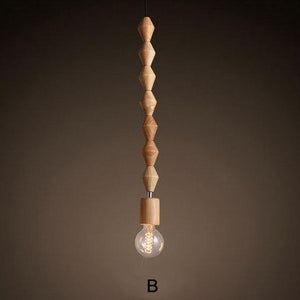 Bali Geometric Bead Pendant Lamp marie antonette nature B 