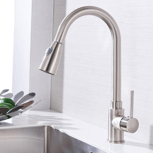 Maurice Kitchen Faucet Marie Antonette Nickel Brushed 