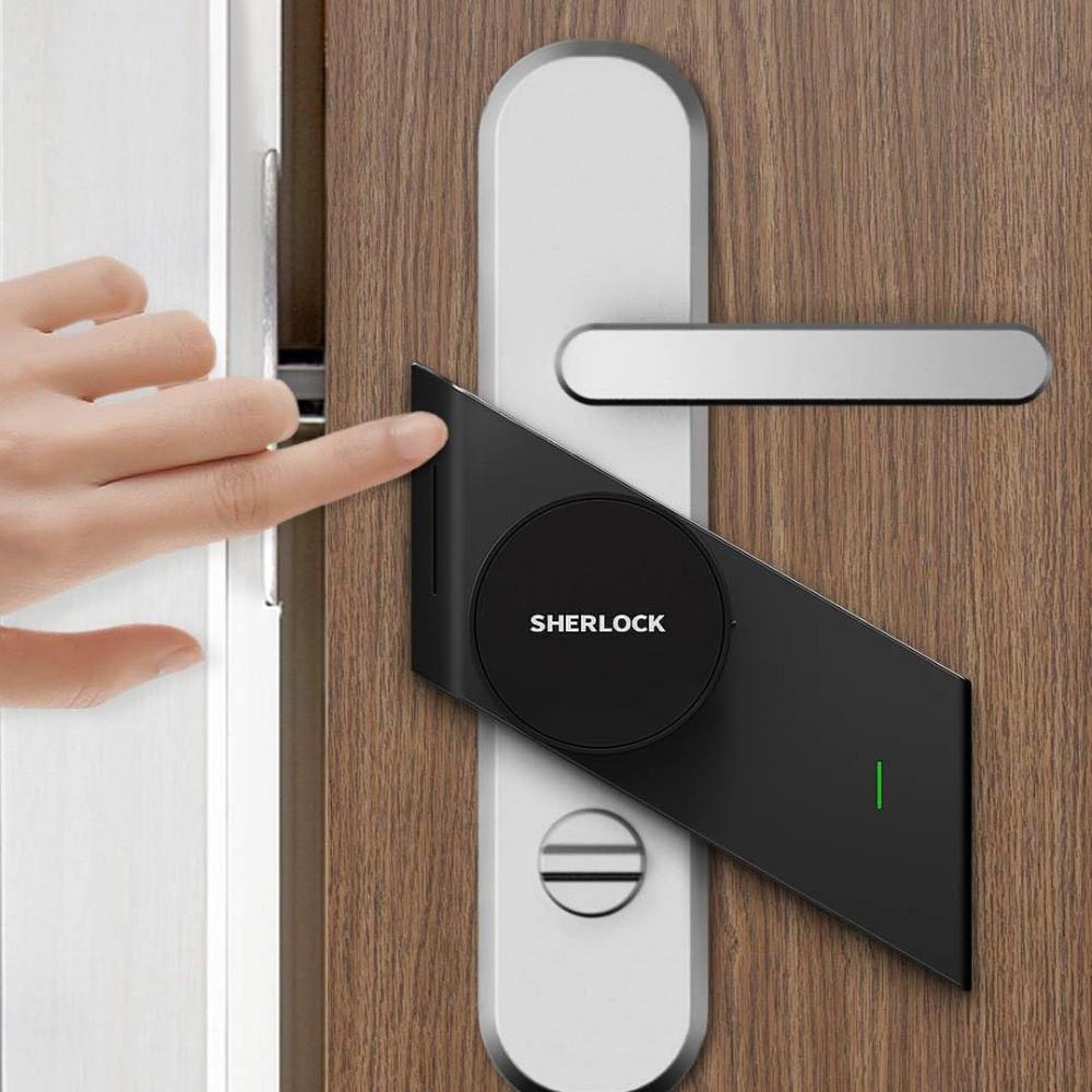 Sherlock S2 Smart Door Lock Home Keyless Lock Fingerprint + Password Work To Electronic Door Lock Wireless App Bluetooth Control Marie Antonette 