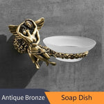 Cupid and Psyche Bronze Marie Antonette Soap Dish China 