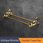 Angelica Bathroom Accessories Marie Antonette Double Towel Bar 