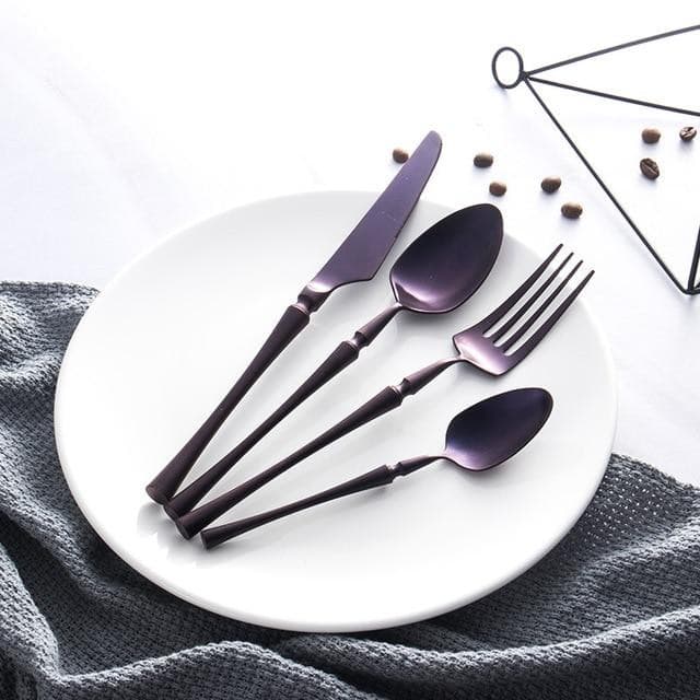 Luxurious Brighton Flatware marie antonette purple 