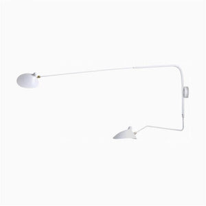 Kovo Swing Arm Lamp Marie Antonette 2 Arms White 