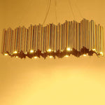 Olivia Chandelier Aluminum Alloy Tube Suspension Luminaire Marie Antonette 