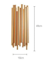 Olivia Chandelier Aluminum Alloy Tube Suspension Luminaire Marie Antonette wall lamp 18x40cm (7.09"x15.75") Warm white 