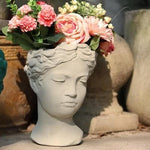 Goddess Floral Crown Marie Antonette Cement color 