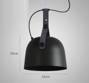 2019 NEW Personality Design Simple American Industrial Style pendant lights Cafe Restaurant Bar Bedroom Leather Girdle lights Marie Antonette 1 