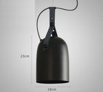 2019 NEW Personality Design Simple American Industrial Style pendant lights Cafe Restaurant Bar Bedroom Leather Girdle lights Marie Antonette 2 