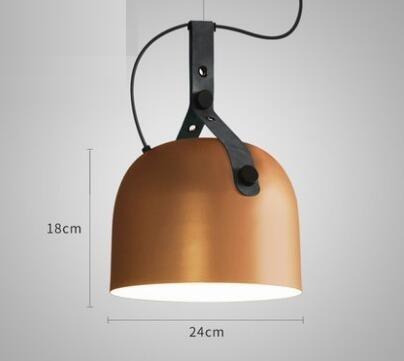 2019 NEW Personality Design Simple American Industrial Style pendant lights Cafe Restaurant Bar Bedroom Leather Girdle lights Marie Antonette 3 