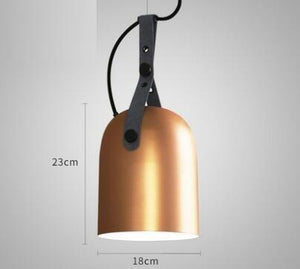2019 NEW Personality Design Simple American Industrial Style pendant lights Cafe Restaurant Bar Bedroom Leather Girdle lights Marie Antonette 4 