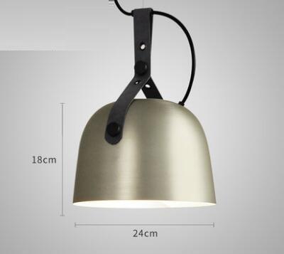 2019 NEW Personality Design Simple American Industrial Style pendant lights Cafe Restaurant Bar Bedroom Leather Girdle lights Marie Antonette 5 