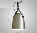2019 NEW Personality Design Simple American Industrial Style pendant lights Cafe Restaurant Bar Bedroom Leather Girdle lights Marie Antonette 6 