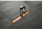 Grand Cru Bathroom Floor Drain Marie Antonette Brushed Rose Gold 600mm 
