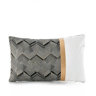 50x30/45x45cm modern ripple pattern cushion cover rectangle luxury wais pillow case decorative backrest pillow cover home decor marie antonette A 50x30cm 