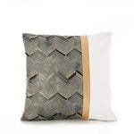50x30/45x45cm modern ripple pattern cushion cover rectangle luxury wais pillow case decorative backrest pillow cover home decor marie antonette E 45x45cm 