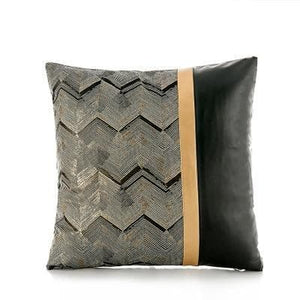 50x30/45x45cm modern ripple pattern cushion cover rectangle luxury wais pillow case decorative backrest pillow cover home decor marie antonette F 45x45cm 