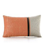 50x30/45x45cm luxury orange jacquard pillowcase cushion cover decorative sofa vintage geometric throw pillow cover backrest marie antonette A 50x30cm 
