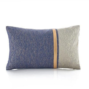 50x30/45x45cm luxury blue series jacquard pillowcase geometric cushion cover sofa striped throw pillow cover backrest home decor marie antonette A 50x30cm 