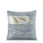 50x30/45x45cm luxury blue series jacquard pillowcase geometric cushion cover sofa striped throw pillow cover backrest home decor marie antonette F 45x45cm 