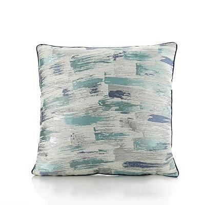 50x30/45x45cm luxury blue series jacquard pillowcase geometric cushion cover sofa striped throw pillow cover backrest home decor marie antonette I 45x45cm 