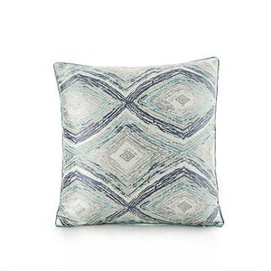 50x30/45x45cm luxury blue series jacquard pillowcase geometric cushion cover sofa striped throw pillow cover backrest home decor marie antonette L 45x45cm 
