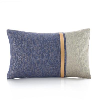 50x30/45x45cm luxury blue grey jacquard pillowcase cushion cover decorative sofa abstract geometric throw pillow cover backrest marie antonette C 50x30cm 