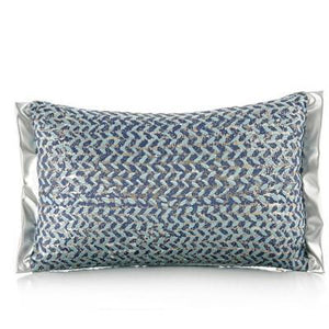 50x30/45x45cm luxury blue grey jacquard pillowcase cushion cover decorative sofa abstract geometric throw pillow cover backrest marie antonette E 50x30cm 