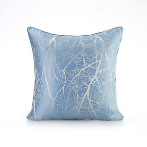 50x30/45x45cm luxury blue grey jacquard pillowcase cushion cover decorative sofa abstract geometric throw pillow cover backrest marie antonette R45x45cm 