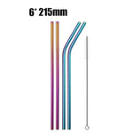 Eco Stainless Steel Straw Marie Antonette colorful A 