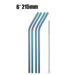 Eco Stainless Steel Straw Marie Antonette colorful B 