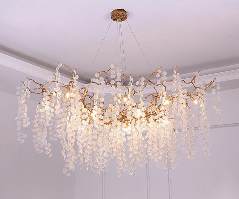 French Leaf Chandelier Marie Antonette 