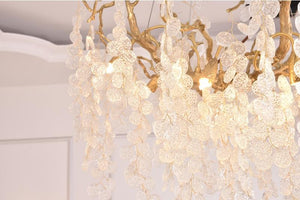 French Leaf Chandelier Marie Antonette 