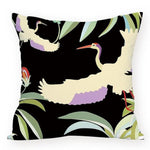 Colorful Crane Bird Cushion Cover Marie Antonette soft 45-45cm L875 L875-20 