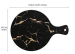 Kintsugi Marie Antonette round black 