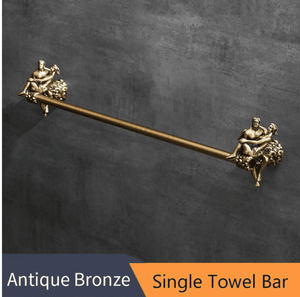 Cupid and Psyche Bronze Marie Antonette Single Towel Bar China 